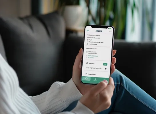 myRCOVR app ziekenhuizen Kempen herstel ondersteuning patiënt