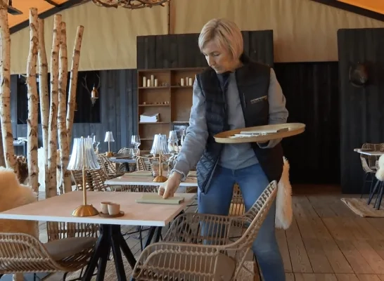 Chalet Bel Air pop-up winter restaurant Duffel