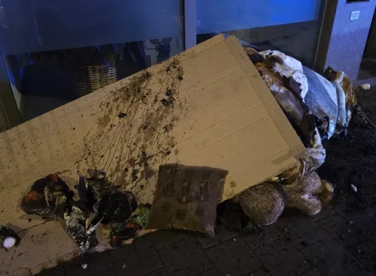 Bradn aan Steenweg op Oosthoven in Turnhout