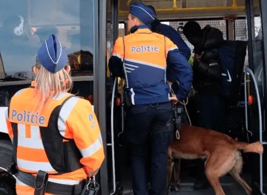 Pollitie regio Turnhout controle drugstoerisme