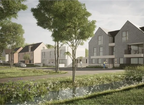 Nieuwe verkaveling Mol Sluis