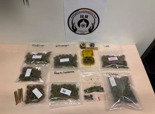 drugs in beslag genomen in Lier