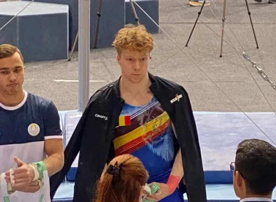 Kilan Van der Aa op de Wereldbeker in Cottbus