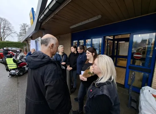 Afscheid van personeel Lidl in Grobbendonk