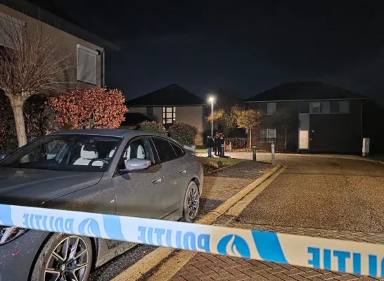 Oprit in brand in Willebroek