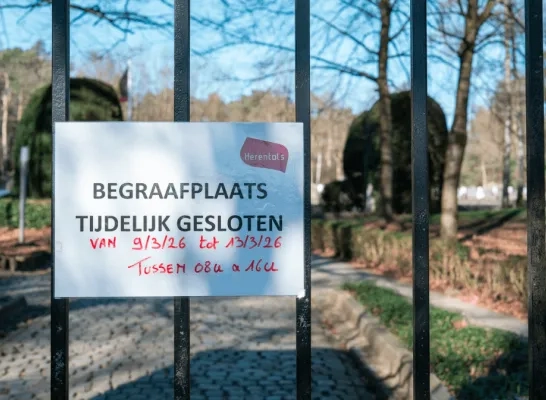 begraafplaats Herentals gesloten 