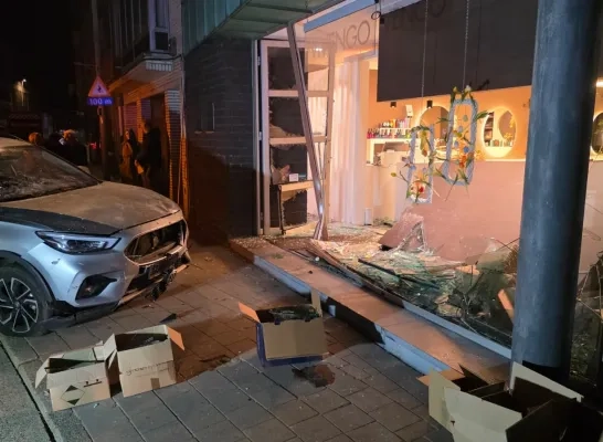 auto in kapsalon Rozenberg Mol