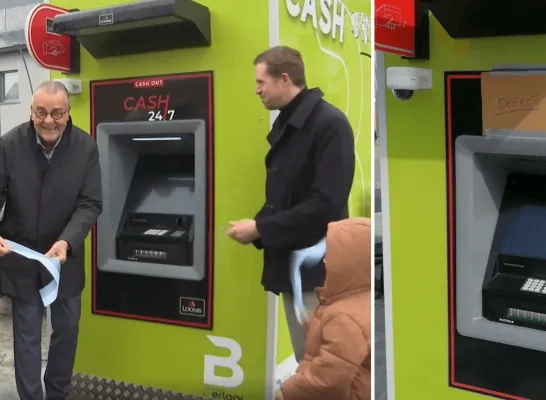 Kinderziektes bij automaat in Berlaar-Heikant