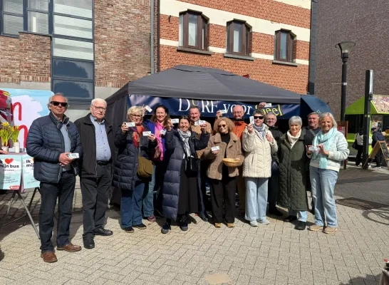 Durf Geel voert actie tegen parkeerbeleid