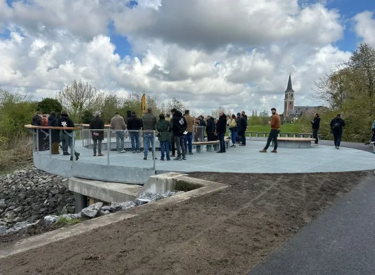 Sint-Amands heeft uitkijkpunt over de Schelde