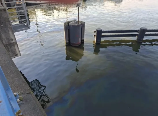 Olielaag kanaal Klein Willebroek