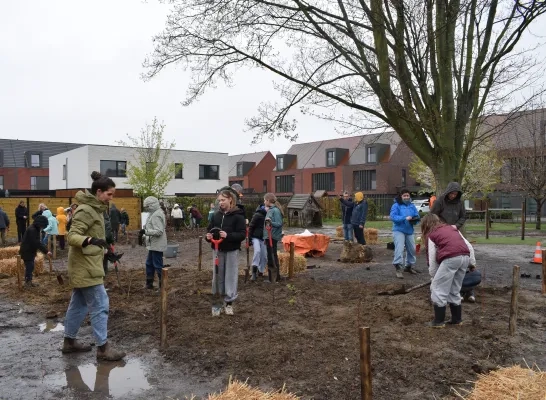 schoolbos basisschool De Esdoorn Mechelen