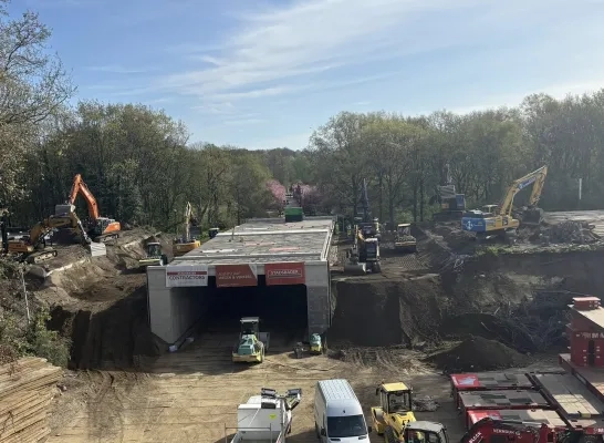 Brug op E313 snel ingeschoven