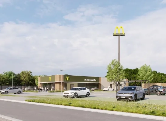 Toekomstbeeld Mcdonald's in Tisselt