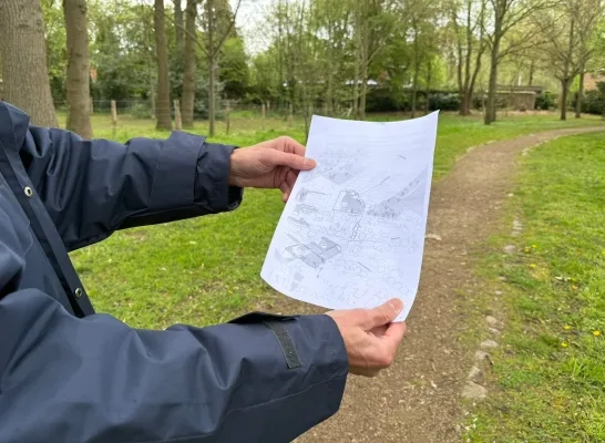 Plannen sporthal Schriek
