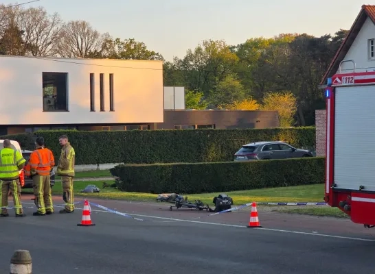 Ongeval met fietsster