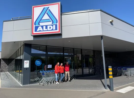 Piket bij Aldi in Olen