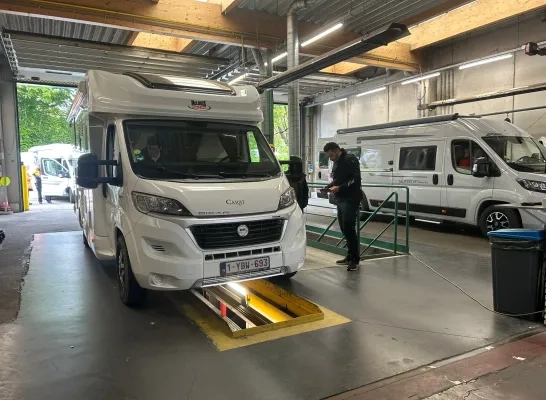 camper veiligheidscheck autokeuring Geel