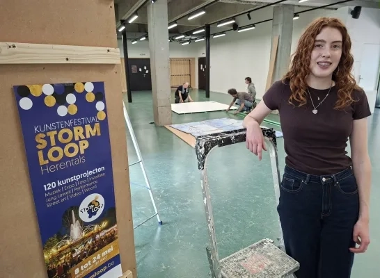STORMLoop kunstenfestival Herentals Zoë Lens jongerencel