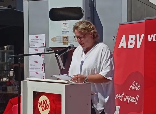 1 mei Vooruit Caroline Gennez