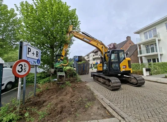 werken omgeving AZ Turnhout 