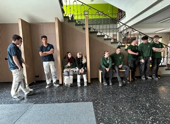 Leerlingen van Campus Sint Paulus mogen zelf de inkom van de school herinrichten