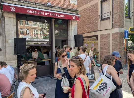 Grab life bij the beans Pia Indigne DJ Ilse Liebens