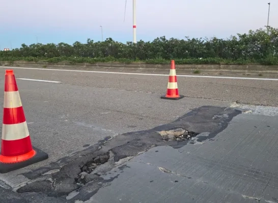 E34 in Arendonk urenlang deels afgesloten