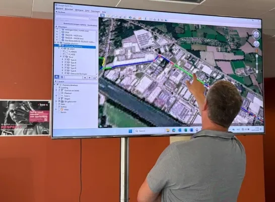 Infomarkt ondergronds elektriciteitsnet Elia