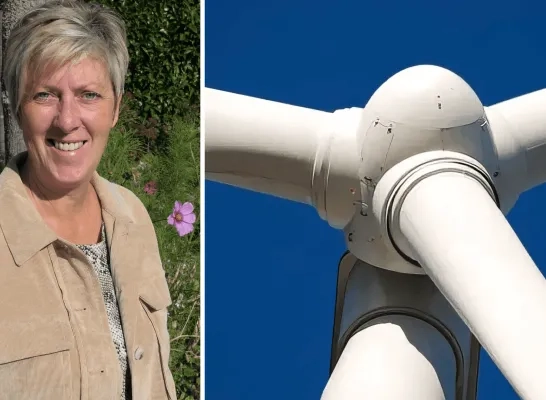 Anne Delvoye N-VA windturbine Mechelen-Noord