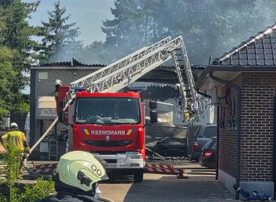 Brand garage Rijkevorsel