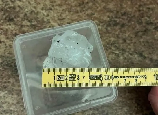 Hagelbol onweer