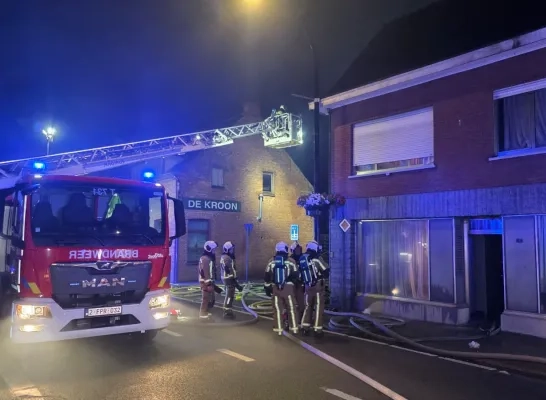Brand tuinhuis en schuur Wechelderzande