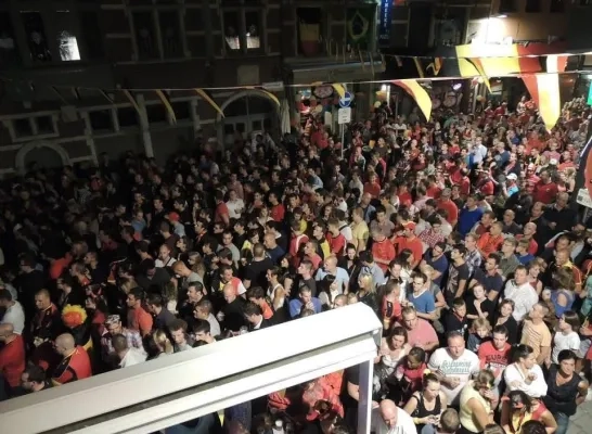 Eikelstraat WK voetbal Rode Duivels
