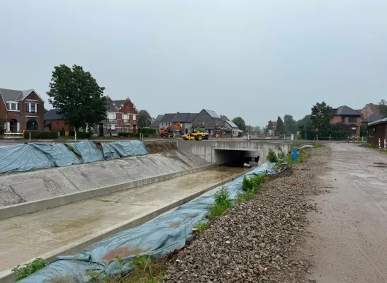 fietstunnel kruispunt Noorderwijk Morkhoven café Berkemus