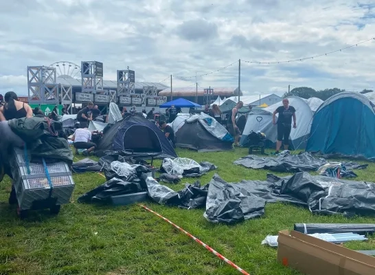 Opening camping Boneyard Graspop