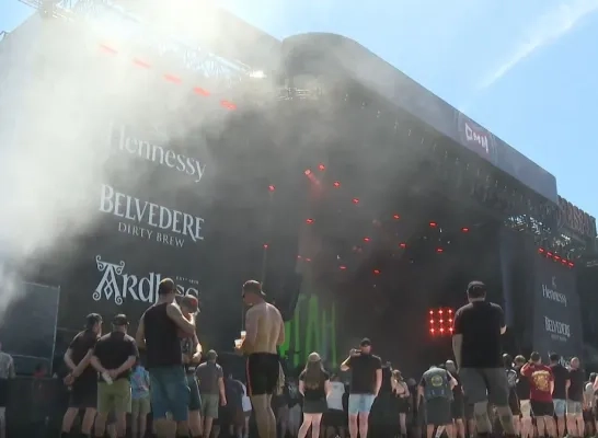 Hitte op Graspop