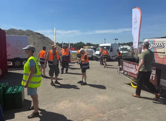 afval graspop Dessel 