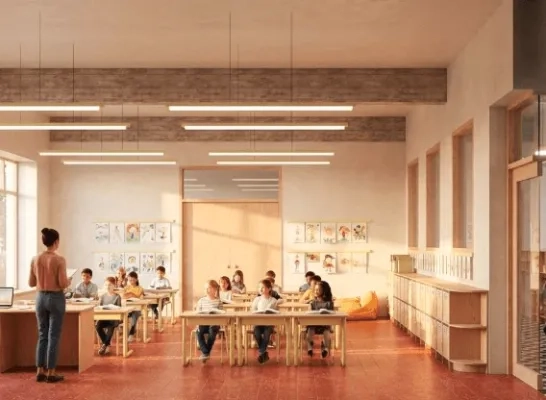 ontwerp gemeentelijke basisschool Vosselaar
