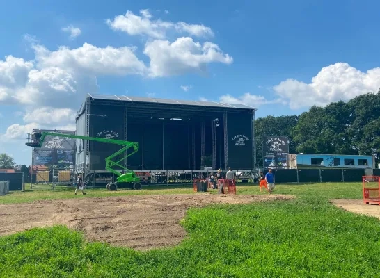 Na Fir Bolg Vorselaar opbouw terrein