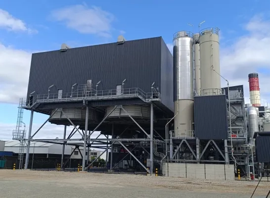 Energierecuperatiecentrale bij Imerys Willebroek