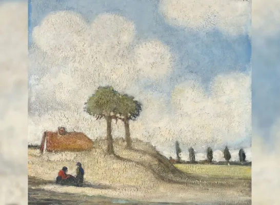 Jakob Smits Mol Schilderij De Duinen