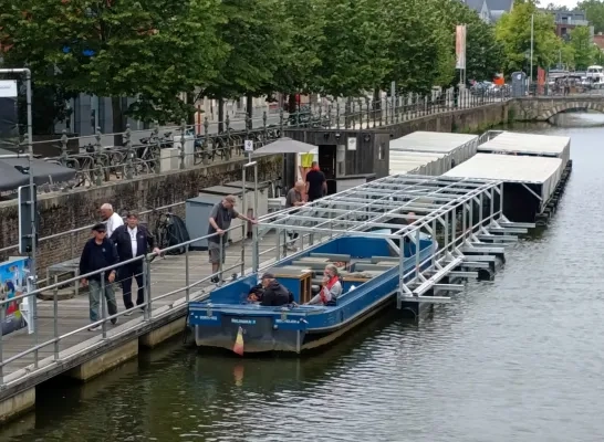 Nieuw bootshuis Malinska Mechelen
