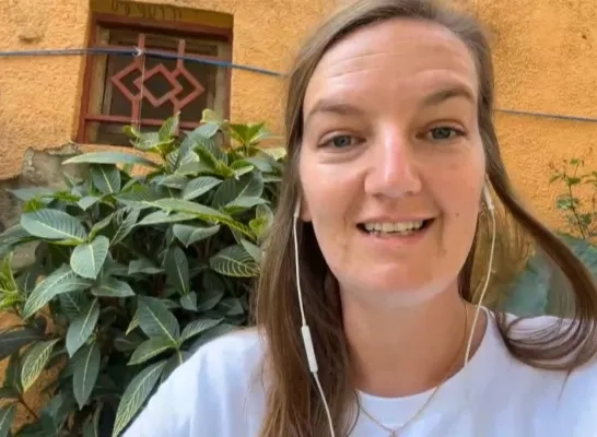 Karen Ruts werkt voor AZG in Congo