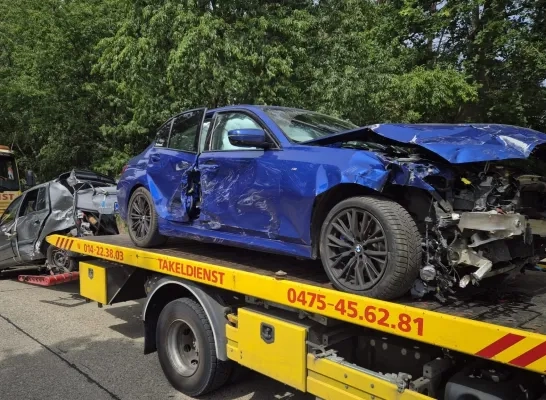 ongeval Herselt grote ravage