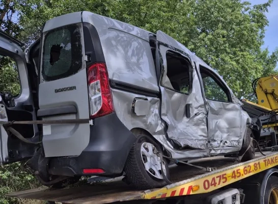 ongeval Herselt grote ravage