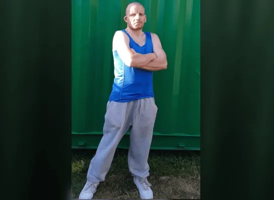 De Berlaarse rapper Christophe Schoenmaeckers / Krikke