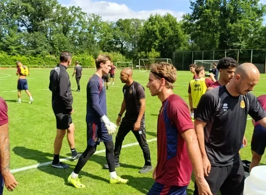 Dennis Praet KV Mechelen eerste training stage Oisterwijk