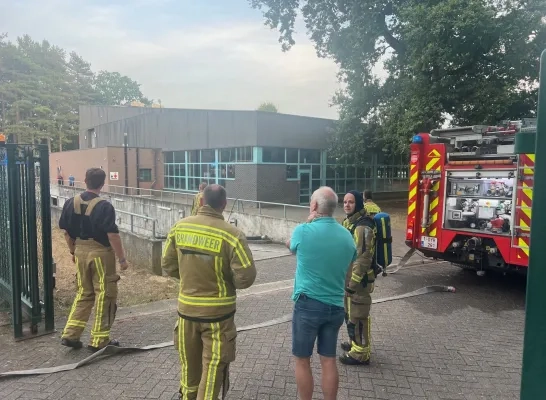 brand zwembad Netepark buitenbad