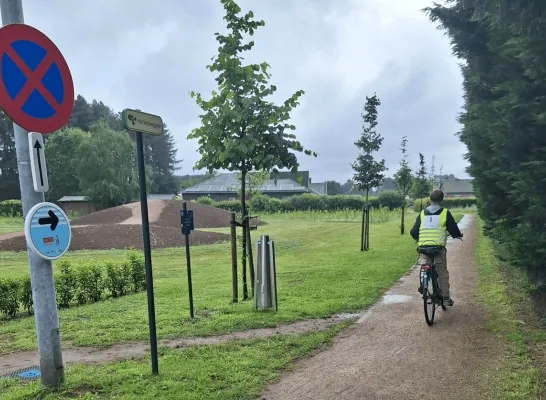 bewegwijzering fietsexamen lille foto gemeente.png De route van het fietsexamen in Lille is het hele jaar door bewegwijzerd